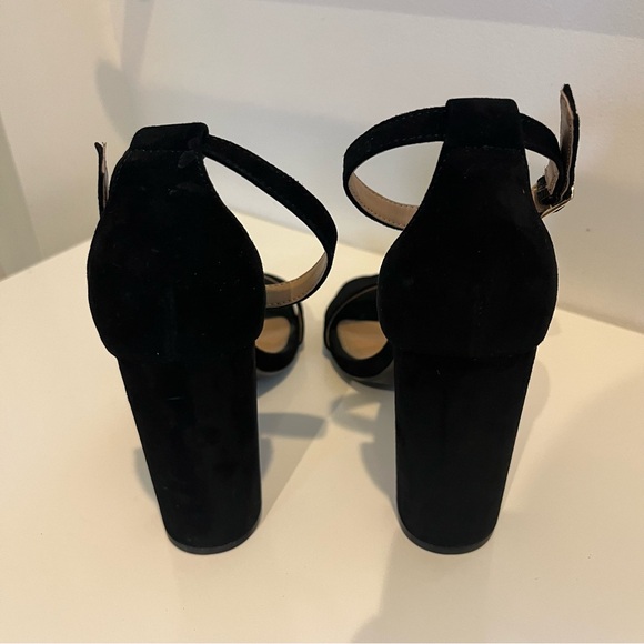 Steve Madden Carrson Suede Block Heels - Picture 7 of 14